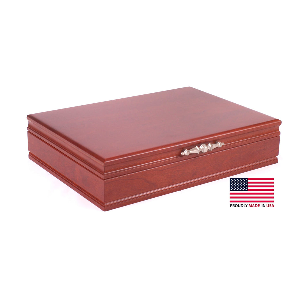 #F00C Traditions Flatware Chest, Solid Cherry -Amish Crafted in USA