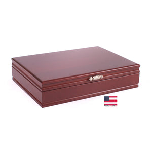 #F00M Traditions Flatware Chest, Solid Cherry -Amish Crafted in USA