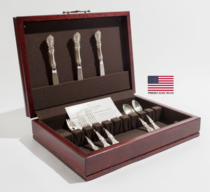 #F00C Traditions Flatware Chest, Solid Cherry -Amish Crafted in USA