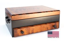 #FFB01 Flaming Amish Birch; 1-Drawer Flatware Chest; Amish Crafted and Made in USA