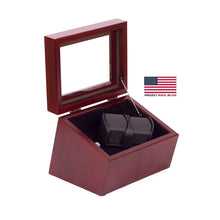 #WW02M  The Admiral, DOUBLE-Watch Winder Chest. with FOUR Programs.